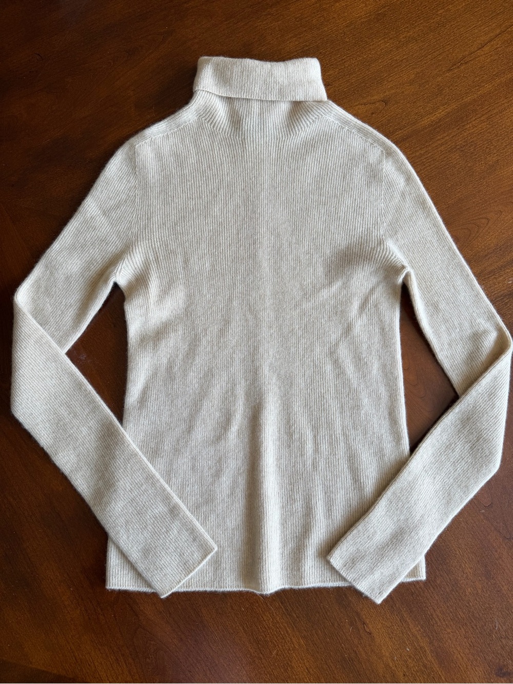 Fibflx 100% Cashmere Seamless Turtleneck Sweater Women's Small — image 2 of 8